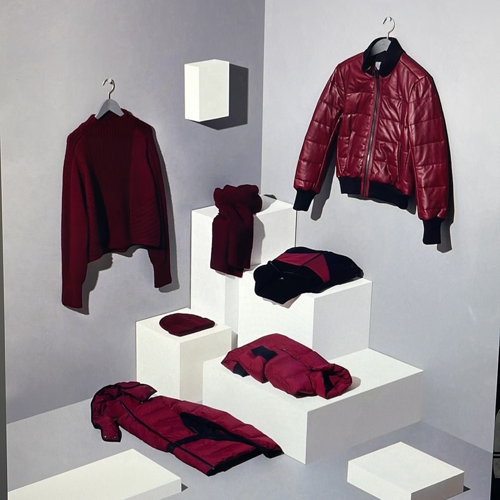 🆕AETHER Scout Windbreaker Wine Jacket sz 0 XXS